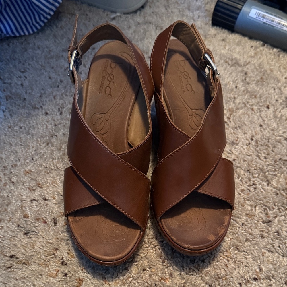 boc Women's Brown Leather Sandals